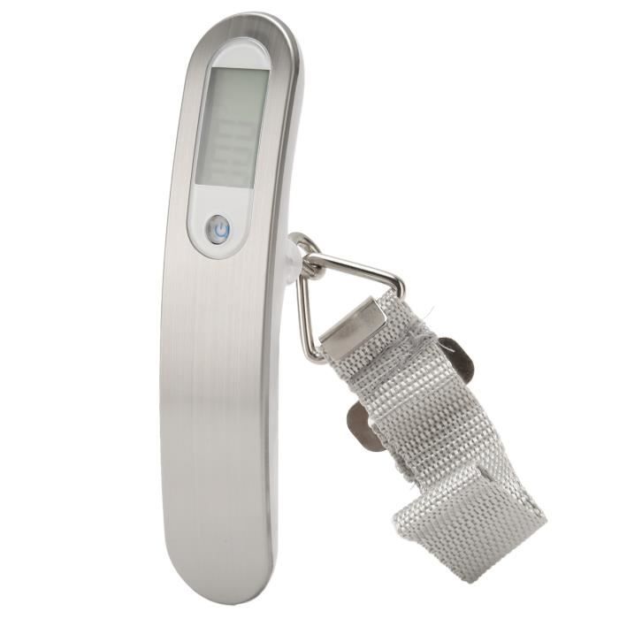 Balance électronique De Voyage 50 Kg - LCD Rétroéclairé, Portable Pour Bagages, Cuisine, Pêche | Précision 10 G