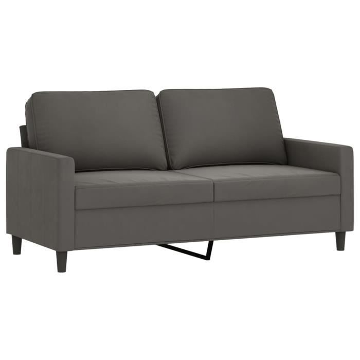 Housse Canapé 2 Places 140x80x60cm - Polyester 320g/m² Imperméable - Couleur Anthracite