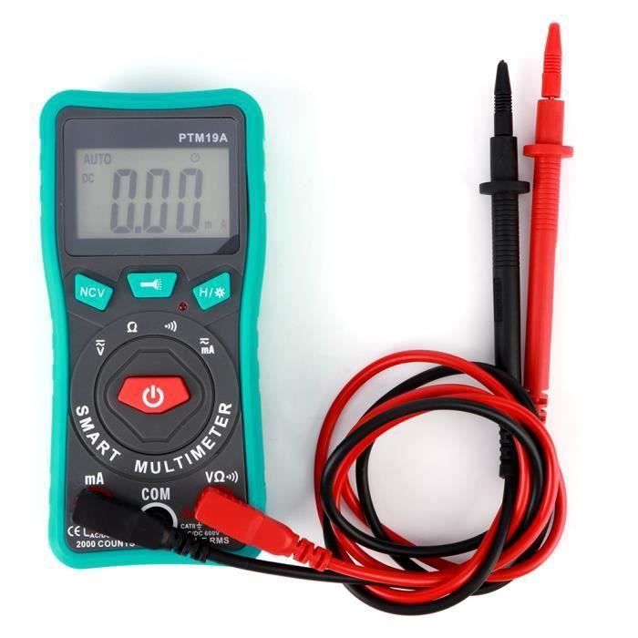 Mini Testeur De Courant De Fuite Numérique - Pince Ampèremétrique 200A AC, Ouverture 3 Cm, MP780050