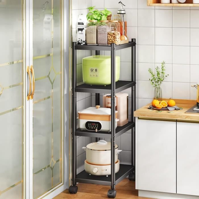 Étagère 4 Niveaux HOMCOM Avec Panneau Perforé - Blanc, Cadre Métallique, 100x35x160.5cm - Charge Max 15kg Par étagère - Pour Salon, Bureau, Chambre