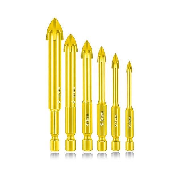 Coffret 6 forets béton SDS D. 6 à 12 x Lt. 115 - 170 mm