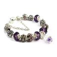 19CM Bracelet Charmes de Bijoux Argent Sterling 925/1000 bijoux femme Pandora style cadeau femme -1