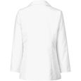 VESTE - CASAQUE - BLAZER  Mode Blazer Veste de Costume Sportive à col Rabattu pour Femme Coupe Droite Veste Blazer Blanc-1