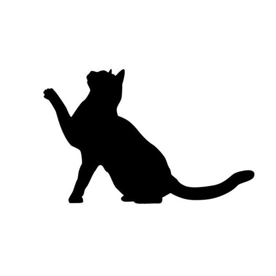 Sticker Decoration Animal Chaton Chat Qui Leve La Patte x32 Cm Noir Chat028 Cdiscount Maison Sticker Decoration Animal Chaton Chat Qui Leve La Patte x32 Cm Noir Chat028 Cdiscount Maison