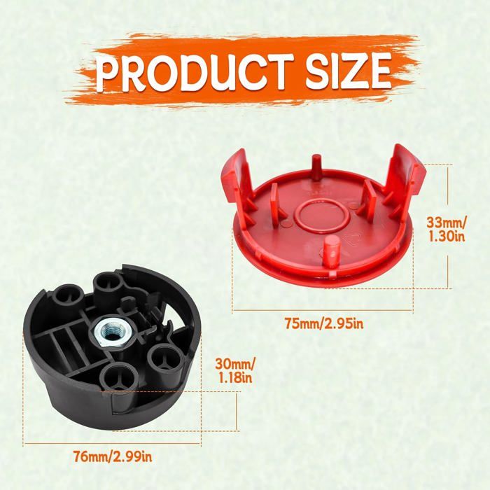 Couvercle De Bobine De Fil HDL – Compatible BLACK&DECKER GL7033, GL8033, GL9035, GL933