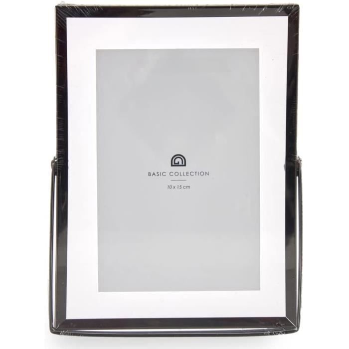 Cadre Photo Clayre & Eef 10x15 Cm Plastique Doré