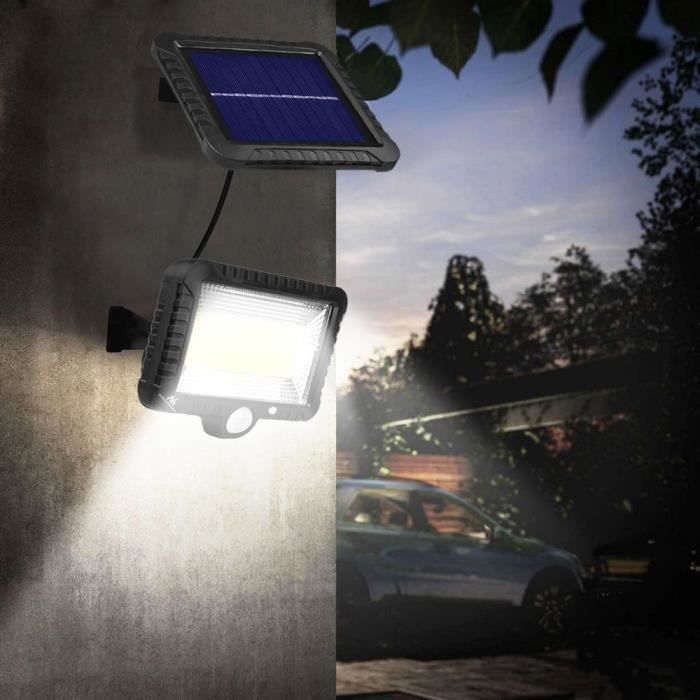 Lampe solaire 36 LED étanche avec détecteur de mouvement - PICK FOR LIFE -  Blanc - Jardin - Cdiscount Maison