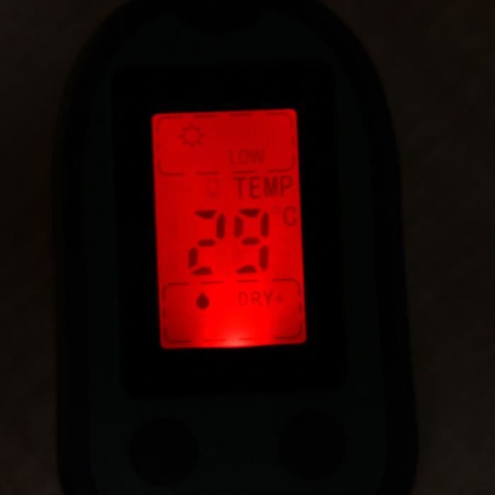 Omabeta humidimètre de sol Compteur de sol 5 en 1, outil de test de  température, lumière du , humidité de animalerie hydrometre