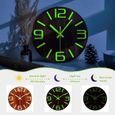 30cm Horloge Murale Lumineuse - Pendule Murale Fluorescente Silencieuse - Grande Horloge Murale D&eacute;corative pour Cuisine,310-2