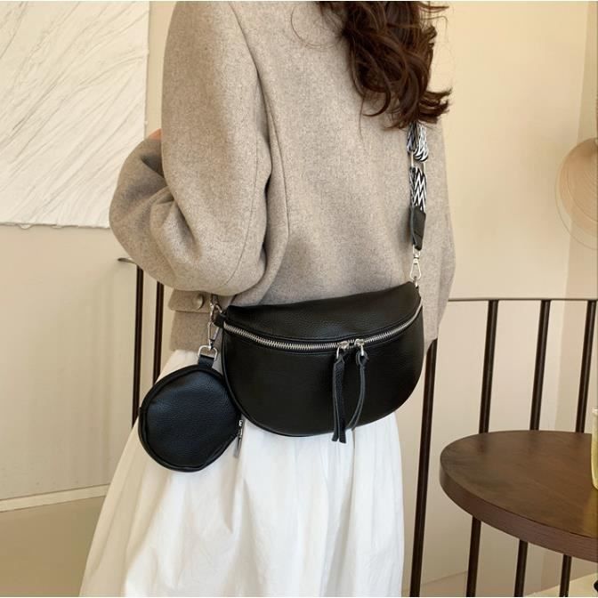 Sac banane femme bandouli re avec Porte Monnaie Amovible Sac