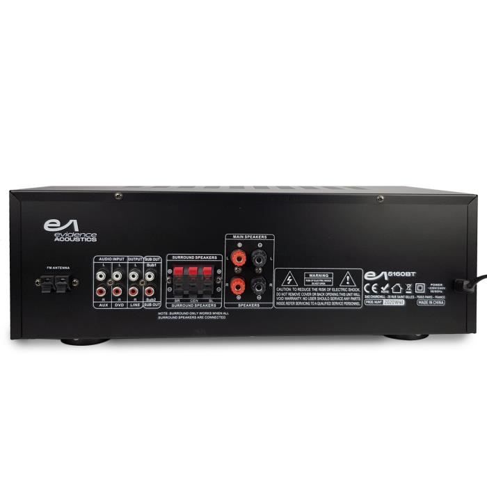 Amplificateur HiFi Stéréo EA-7360BT-BT EVIDENCE ACOUSTICS – Mymax
