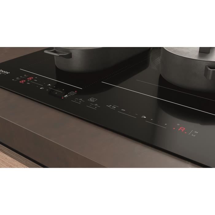 Plaque de cuisson induction 3 foyers 7200w double zone 6eme sens