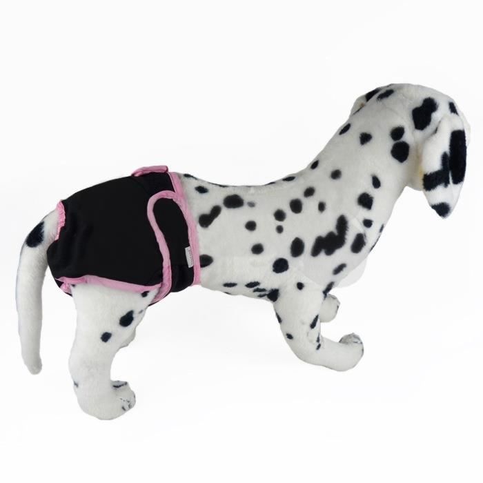 LeerKing 3 Paquets Culotte Pour Chien En Chaleur Femelles Menstruelle Lavables Couche Protection