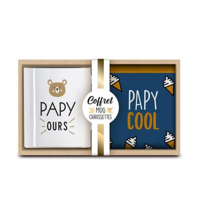 Coffret Cadeau 'Le Pastis De Papy' - Boîte Multicolore - Dimensions 14 X 9 Cm - Idée Cadeau Humour Famille - Unisexe