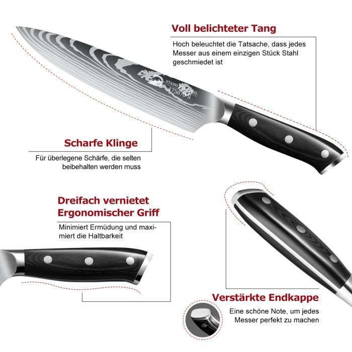 Top 10 couteaux de cuisine professionnels