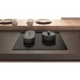 Table de cuisson induction - HOTPOINT - 3 zones - HB2760BNE - L 59 x P 51 cm - 7200W total - Noir-3