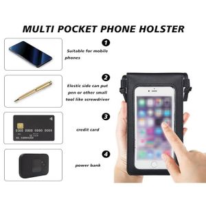 Sac Bandoulière Femme Avec Boucle – Tactile PU – Pratique Pour Téléphone