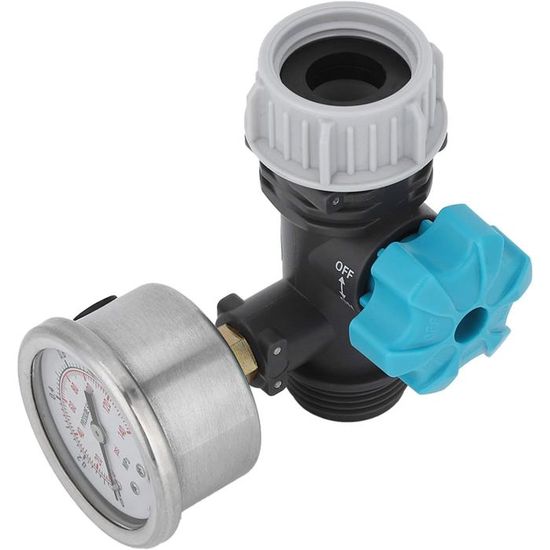 Vanne Protection Chauffe-eau Vanne Réducteur Pression Eau DN20 Laiton - Avec Manomètre - Réglable 0.05-0.8 MPa - Entrée 1.6 MPa Max Protection Chauffe- eau Installation