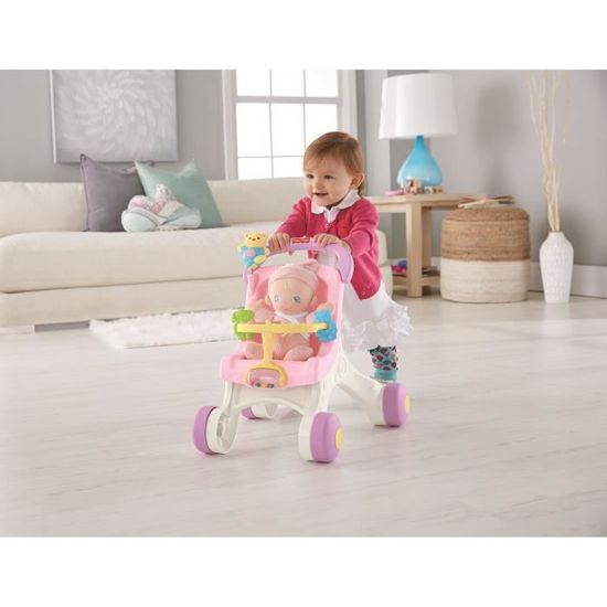 Trotteur poussette 2025 fisher price
