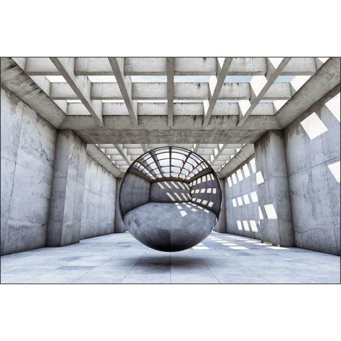 Papier peint photo intissé Muralo effet 3D 225 x 150 cm tunnel ...