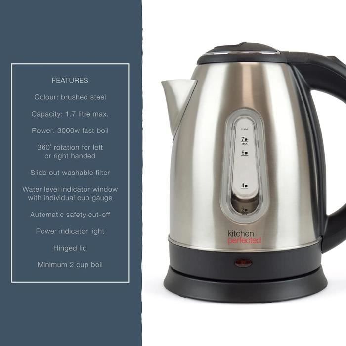 Russell Hobbs Bouilloire Silencieuse 1.7L 2400W