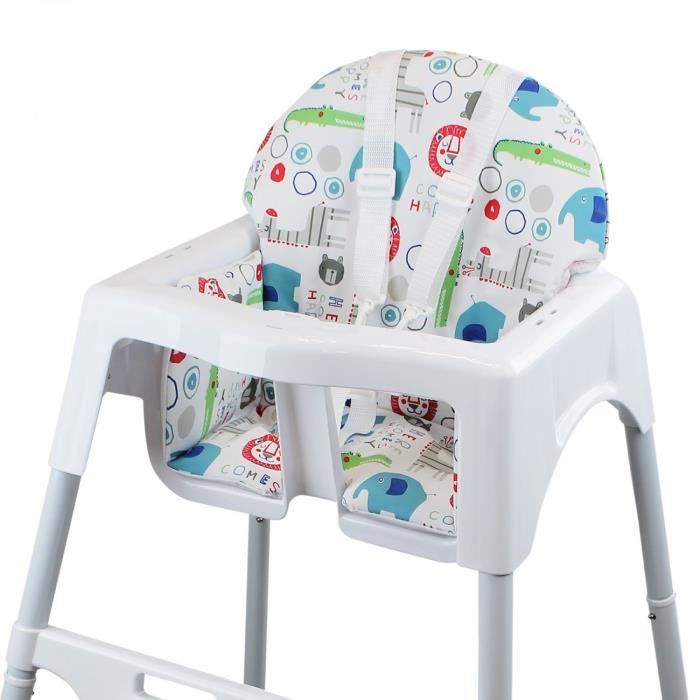Housse d'assise pour chaise haute bébé enfant gamme délice - gris
