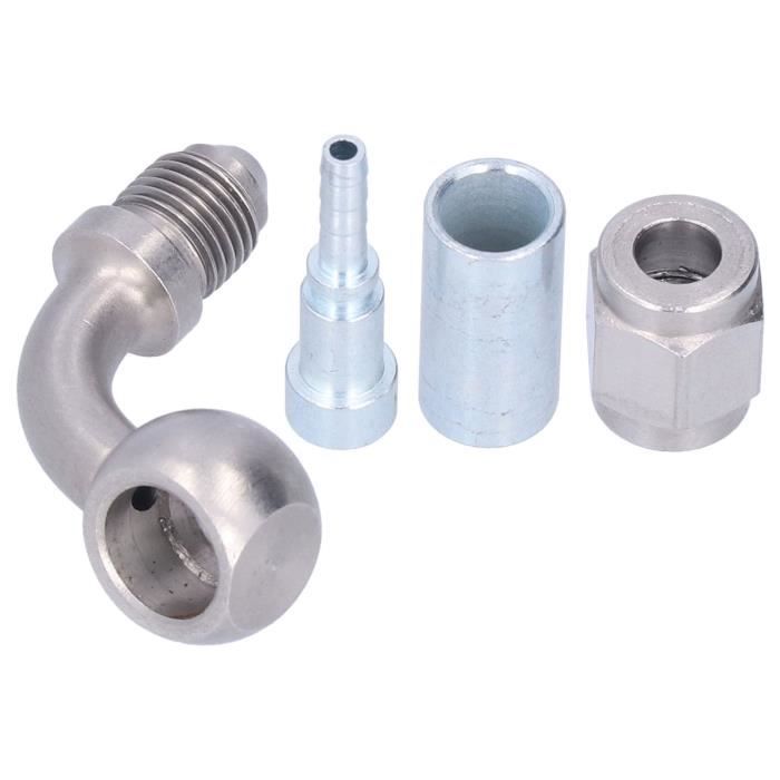 Raccord Banjo 18mm Pour Frein Ou Carburant - Boulon Métal Haute Précision, Facile à Monter