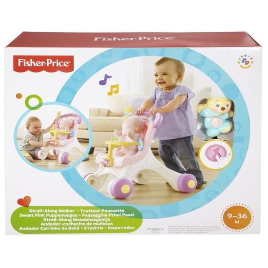 fisher price trotteur pousseur