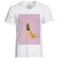 T Shirt Homme Code Barre Scan Me Noir Et Blanc Blanc Blanc