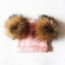 Enfants Nouveauté Animal Chapeau à Rayures Rose Hibou Avec Rose Pom Pom liens 2-6 Ans BNWT