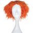perruque orange courte