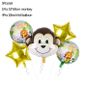 Bebe Douche Animaux Ballons Anniversaire Jungle Fete Safari Fete Jungle Theme Fete Ball Modele 5pcs Monkey Theme Hypddiya01311 Achat Vente Deco De Fete Murale Cdiscount