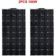 Panneau solaire Flexible 300w 200w 100w ETFE PET, cellule PV photatique, chargeur de batterie 12V 24V 400w, Kit système [749C66B]-0