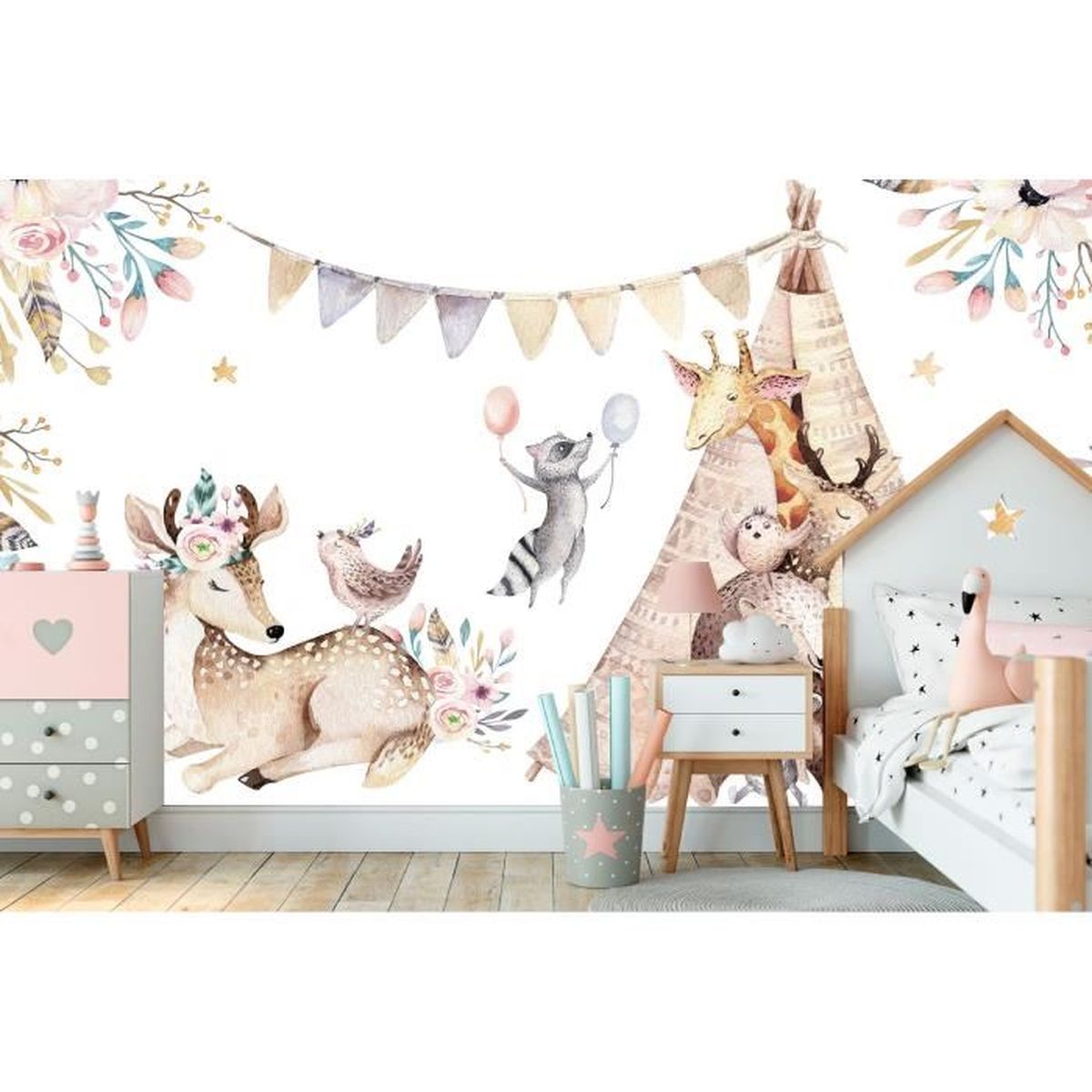 Papier Peint Bebe Cdiscount