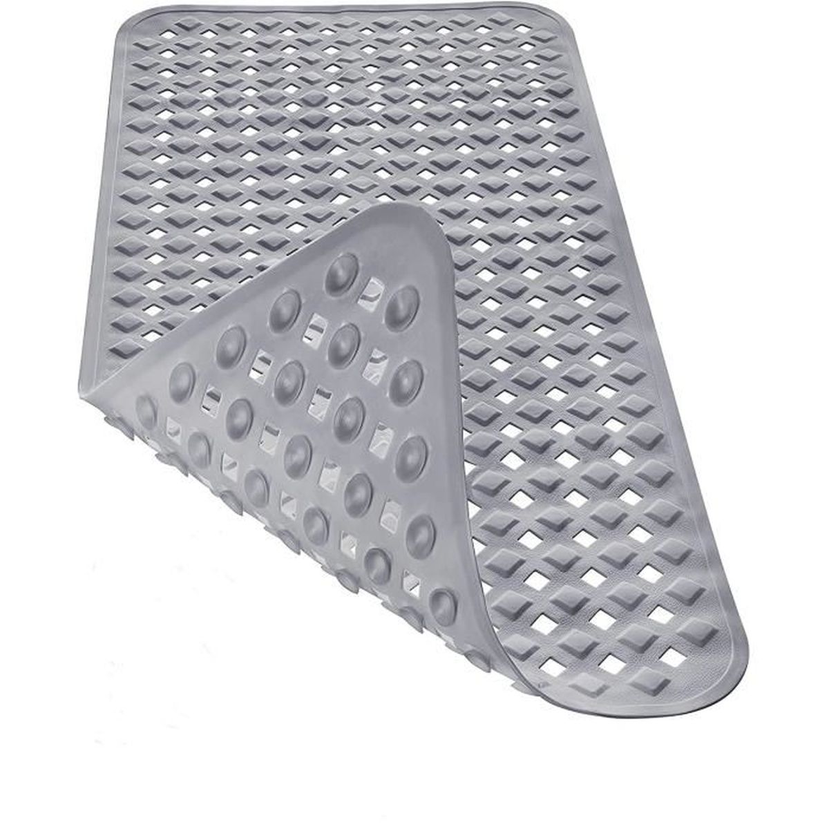 Homerella Tapis de douche antidérapant sensible à la peau 53x53cm