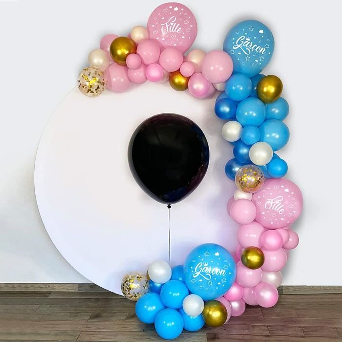 Ballon révélation de genre fille (Gender reveal) main image 1