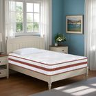 YIDATONG Matelas 90x190 cm, Matelas 7 Zones Ergonomique, Matelas à Ressorts Ensachés et à Mémoire de Forme, Hybride Matelas, Épaisseur 25 cm