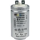 AEG-ELECTROLUX Condensateur de Moteur condensateur 8 µF UF 450 V Ducati Energia 416.25.5392 avec drapeaux enfichable pour wäschetrocknern