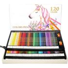 QIQIQI Boîte de 120 Crayons de Couleur , Les Meilleurs Crayons pour Enfants, Adultes et Artistes. Idéal pour Tous Les Types de coloriage