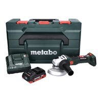 Metabo W 18 LT BL 11-125 Meuleuse d'angle sans fil 18 V 125 mm brushless + 1x Batterie 4,0 Ah + Chargeur + metaBOX