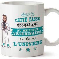 Mug - Tasse Vétérinaire de l'univers - Idées Drôles Médecine Vétérinaire 6