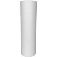 Cylindre en polystyrène Haut. 50 cm x Diam. 15 cm, Colonne en Styropor blanc pour présentoir, de densité Pro, 28 kg/ m3 - Unique