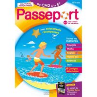 Passeport - Du CM2 à la 6ème 10-11 ans - Cahier de vacances 2023