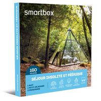 Smartbox - Séjour insolite et féérique - Coffret Cadeau | 160 séjours en cabanes, nids suspendus, bulles ou encore yourtes