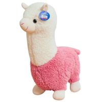 Mignon jouet en peluche d'alpaga de 10 pouces - Adorable poupée en peluche pour garcons et filles (rose) Type2