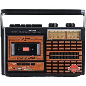 Lecteur De Cassettes Portable AM/FM Avec Haut-Parleur - Magnétophone Rétro, Baladeur Audio à Piles