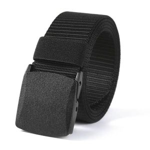 Ceinture Silicone Unisexe Souple - Ceinture Élastique Décontractée Avec Boucle Solide, Idéale Pour Jeans Et Pantalons