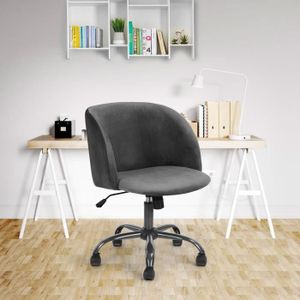 Aingoo Chaise D Ordinateur De Velours Bureau Pivotante