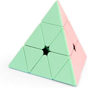 2 pcs YOTINO Lot de Cubes de Vitesse 3x3 cm Magique et Cube de Puzzle Triangle 3D Facile à Tourner pour Jeux et Cadeau denfant 