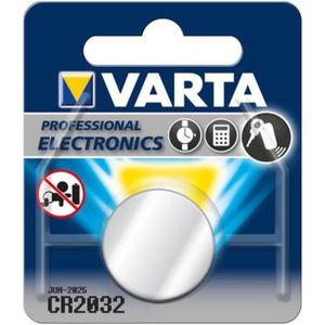 PILES Piles alcaline Varta - Pile Lithium - Bouton CR2032 3V - Non rechargeable - Pour appareils de haute technologie 2563